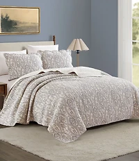 Spartina 449 Jonas Hundred Scalloped Cotton Reversible Mini Quilt Set