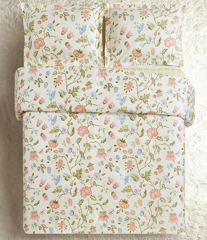 Spartina 449 Sugar Mill Jacquard Cotton Sateen Revesible Comforter Mini Set