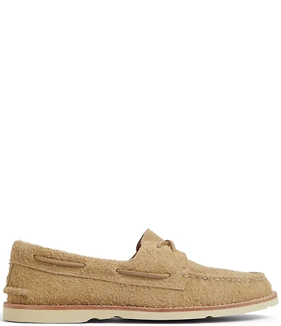 Sperry Men's Authentic Original 2-Eye Ripple Textured Nubuck Suede Boat Shoes
