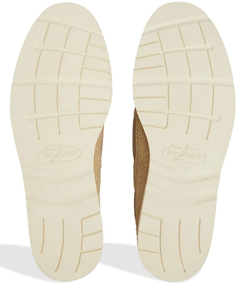 Sperry Men's Authentic Original 2-Eye Ripple Textured Nubuck Suede Boat Shoes