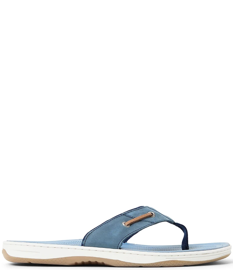 Sperry Men's Baitfish Nubuck Leather Flip Flops