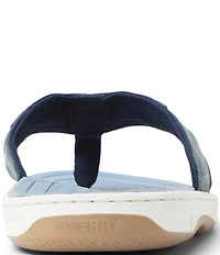 Sperry Men's Baitfish Nubuck Leather Flip Flops