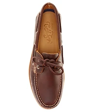 Sperry Men's Gold Authentic Original Orleans Leather Lace Up Boat Shoes