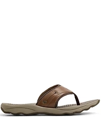 Sperry Men's Outer Banks Leather Flip Flops