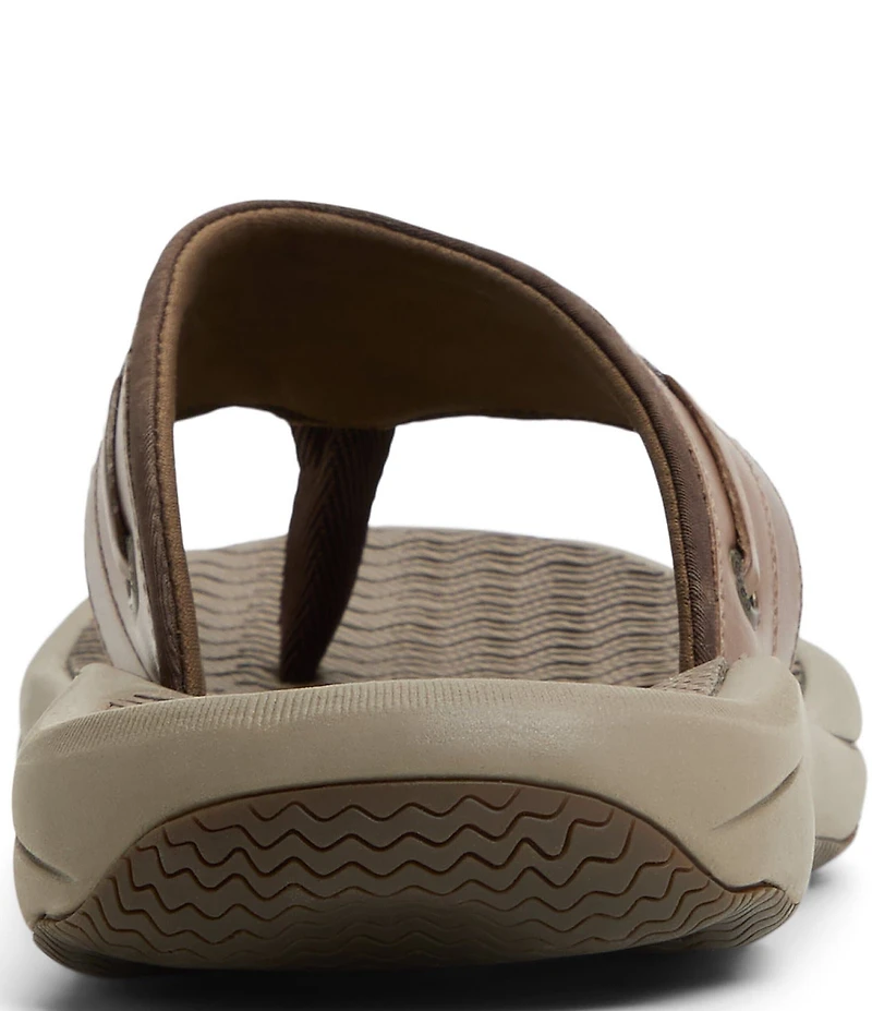 Sperry Men's Outer Banks Leather Flip Flops