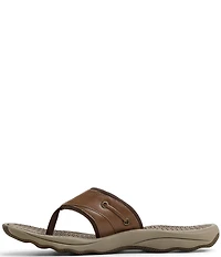 Sperry Men's Outer Banks Leather Flip Flops