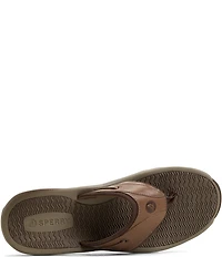 Sperry Men's Outer Banks Leather Flip Flops