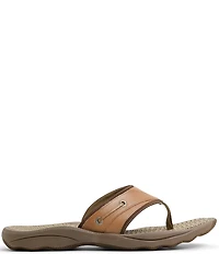 Sperry Men's Outer Banks Leather Flip Flops