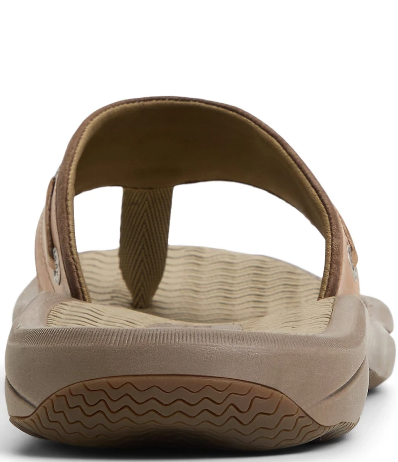Sperry Men's Outer Banks Leather Flip Flops