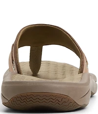 Sperry Men's Outer Banks Leather Flip Flops