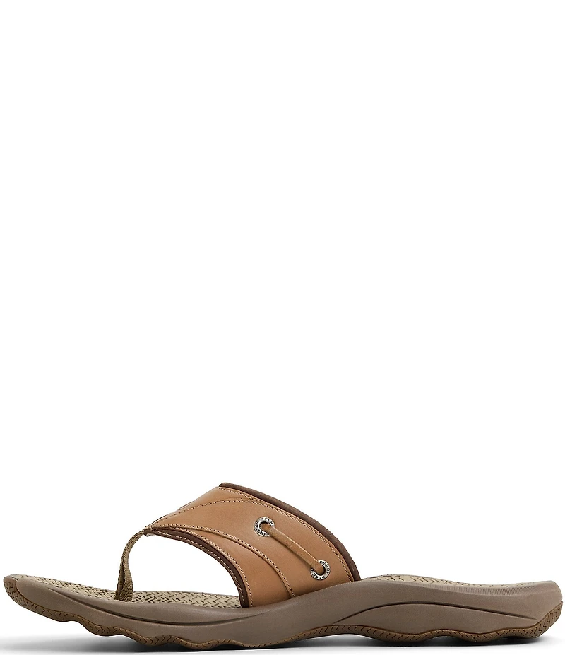 Sperry Men's Outer Banks Leather Flip Flops