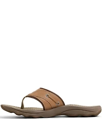 Sperry Men's Outer Banks Leather Flip Flops