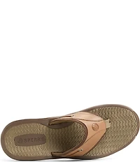 Sperry Men's Outer Banks Leather Flip Flops
