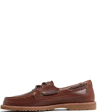 Sperry Men's Topsider Mini Lug 3-Eye Topsider Leather Boat Shoes