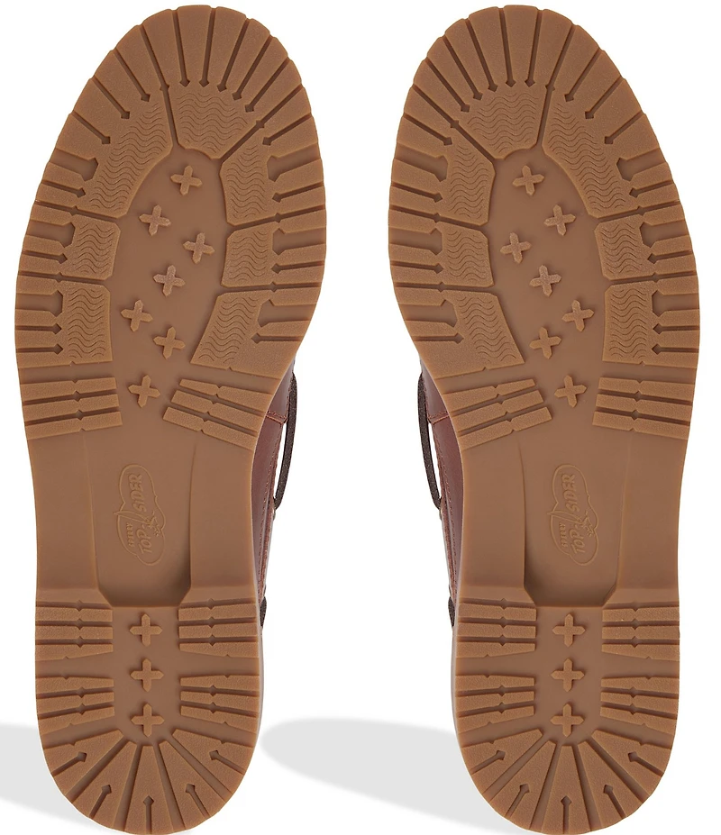 Sperry Men's Topsider Mini Lug 3-Eye Topsider Leather Boat Shoes