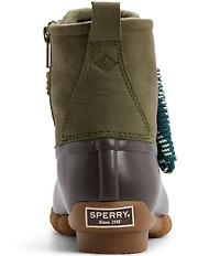 Sperry Saltwater Lace Up Waterproof Duck Booties