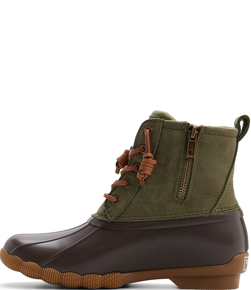 Sperry Saltwater Lace Up Waterproof Duck Booties