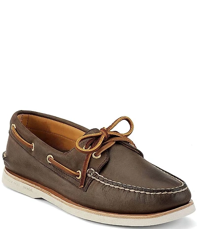 Sperry Men's Top-Sider Gold Authentic Original 2-Eye Water Resistant Boat Shoes