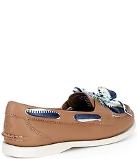 Sperry Women's AO 1-Eye Floral Ribbon Boat Shoes