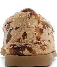 Sperry Women's AO 2-Eye Cow Print Haircalf Boat Shoes