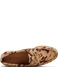 Sperry Women's AO 2-Eye Cow Print Haircalf Boat Shoes