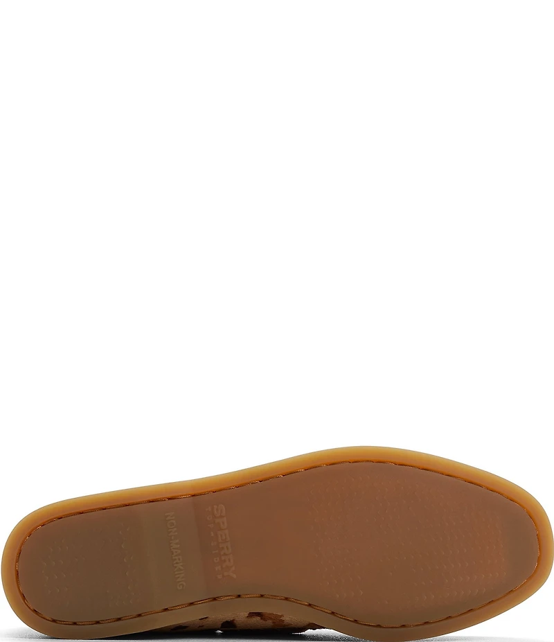 Sperry Women's AO 2-Eye Cow Print Haircalf Boat Shoes