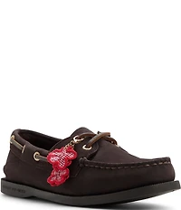 Sperry Women's AO 2-Eye Gingham Flower Charm Boat Shoes