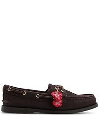 Sperry Women's AO 2-Eye Gingham Flower Charm Boat Shoes