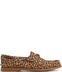 Sperry Women's AO 2-Eye Leopard Print Boat Shoes