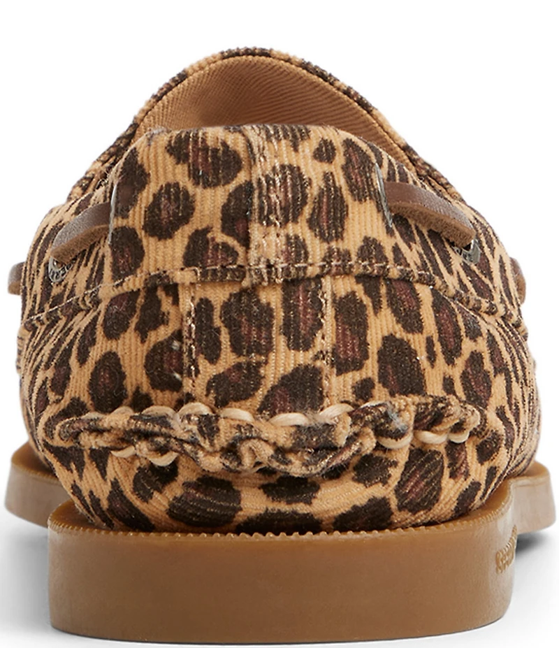 Sperry Women's AO 2-Eye Leopard Print Boat Shoes