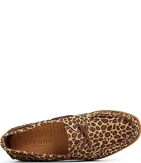 Sperry Women's AO 2-Eye Leopard Print Boat Shoes