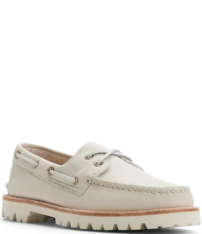 Sperry Women's AO 2-Eye Low Nubuck Leather Lug Boat Shoes