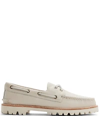 Sperry Women's AO 2-Eye Low Nubuck Leather Lug Boat Shoes