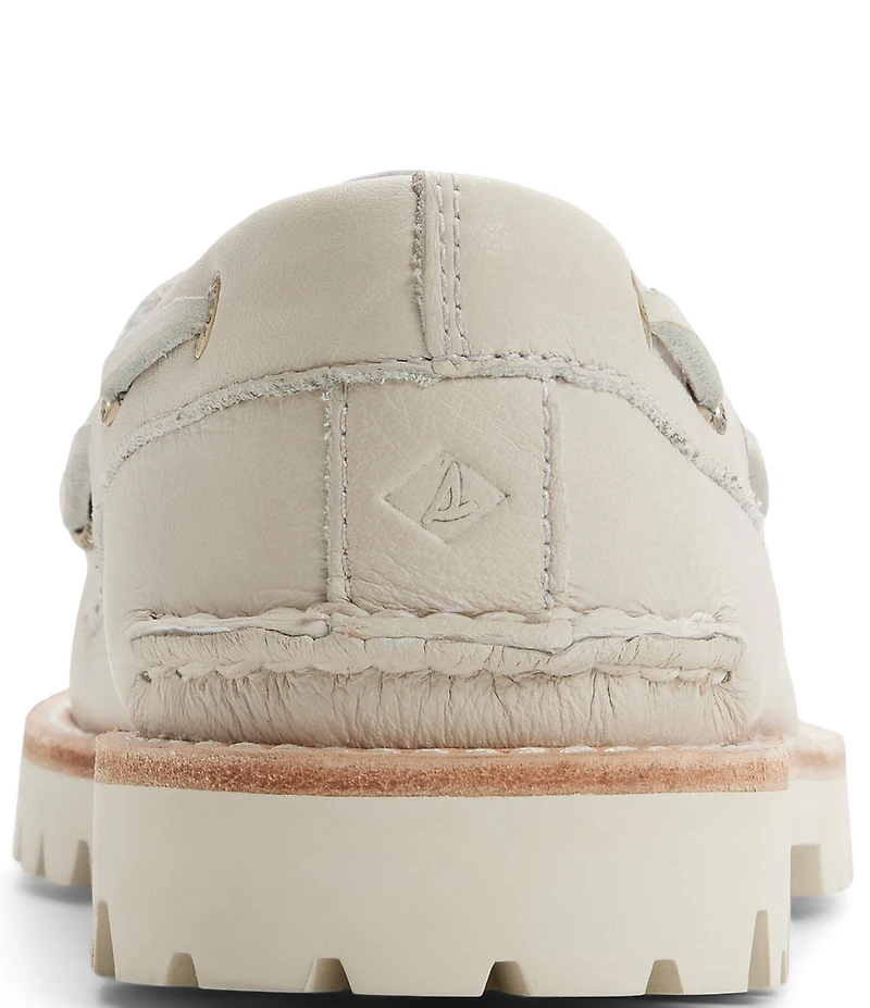 Sperry Women's AO 2-Eye Low Nubuck Leather Lug Boat Shoes