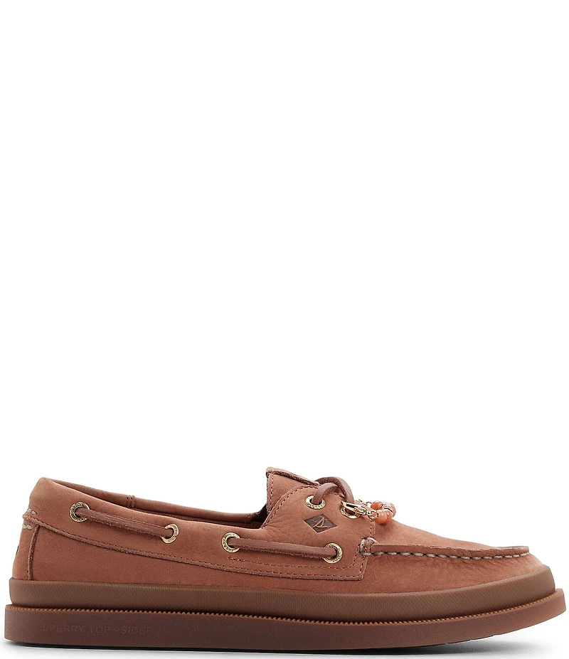Sperry Women's AO 2-Eye Mudguard Charm Ornamented Boat Shoes