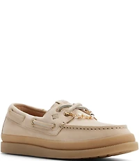 Sperry Women's AO 2-Eye Mudguard Charm Ornamented Boat Shoes