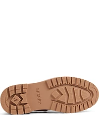 Sperry Women's Authentic Original 2-Eye Nubuck Suede Block Heel Platform Boat Shoes