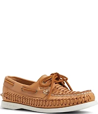Sperry Women's Authentic Original 2-Eye Woven Leather Boat Shoes