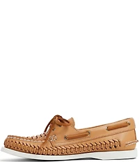 Sperry Women's Authentic Original 2-Eye Woven Leather Boat Shoes