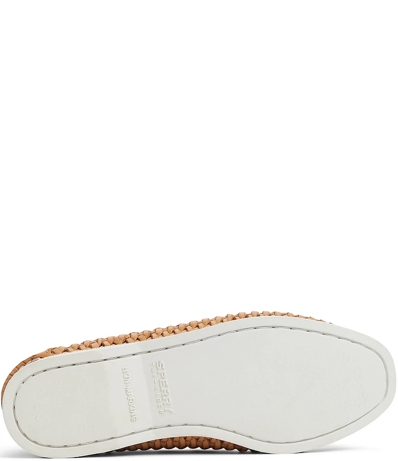 Sperry Women's Authentic Original 2-Eye Woven Leather Boat Shoes