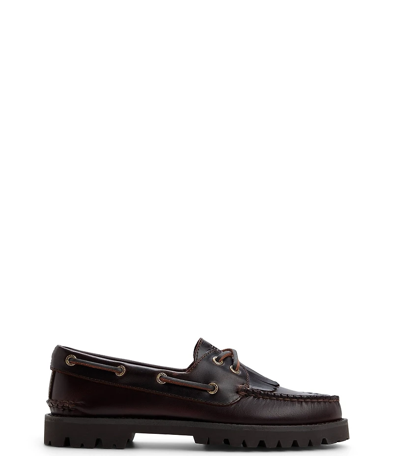 Sperry Women's Authentic Original Leather Kiltie Lug Sole Boat Shoes