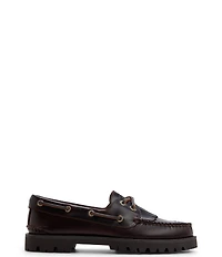 Sperry Women's Authentic Original Leather Kiltie Lug Sole Boat Shoes