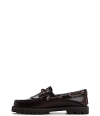 Sperry Women's Authentic Original Leather Kiltie Lug Sole Boat Shoes