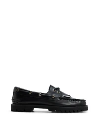 Sperry Women's Authentic Original Leather Kiltie Lug Sole Boat Shoes