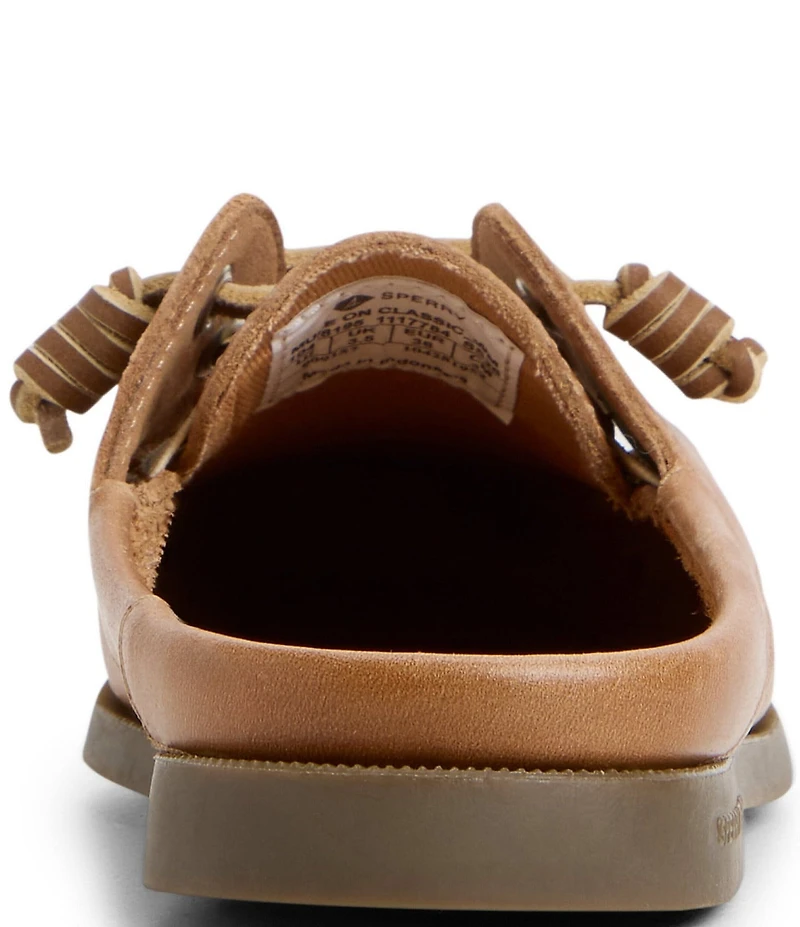 Sperry Women's Authentic Original Leather Boat Mules