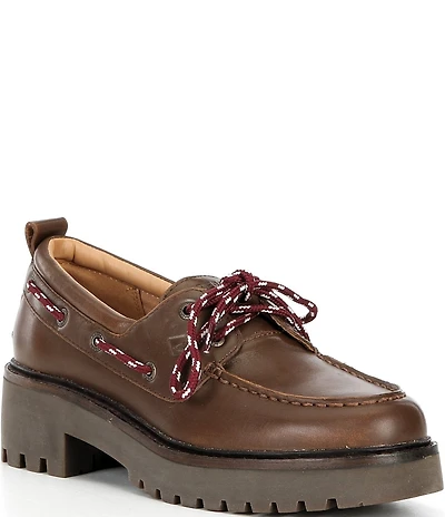 Sperry Women's Authentic Original Lug 2-Eye Heeled Boat Shoes