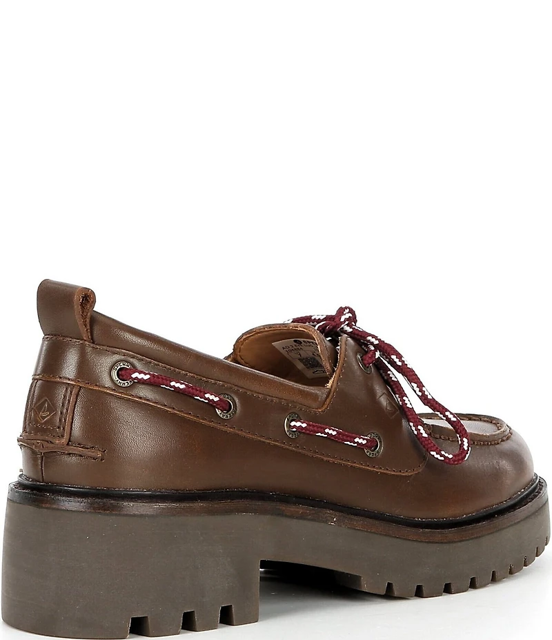 Sperry Women's Authentic Original Lug 2-Eye Heeled Boat Shoes
