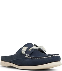 Sperry Women's Authentic Original Nubuck Leather Boat Shoe Mules