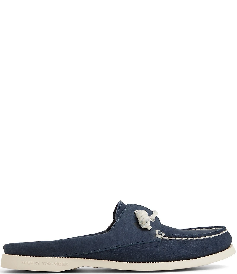 Sperry Women's Authentic Original Nubuck Leather Boat Shoe Mules