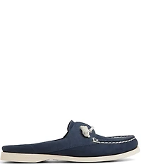 Sperry Women's Authentic Original Nubuck Leather Boat Shoe Mules
